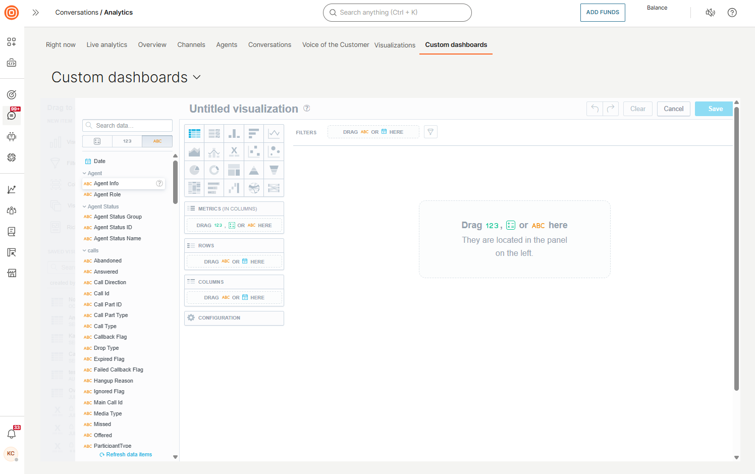 Analytics - Attributes in folders