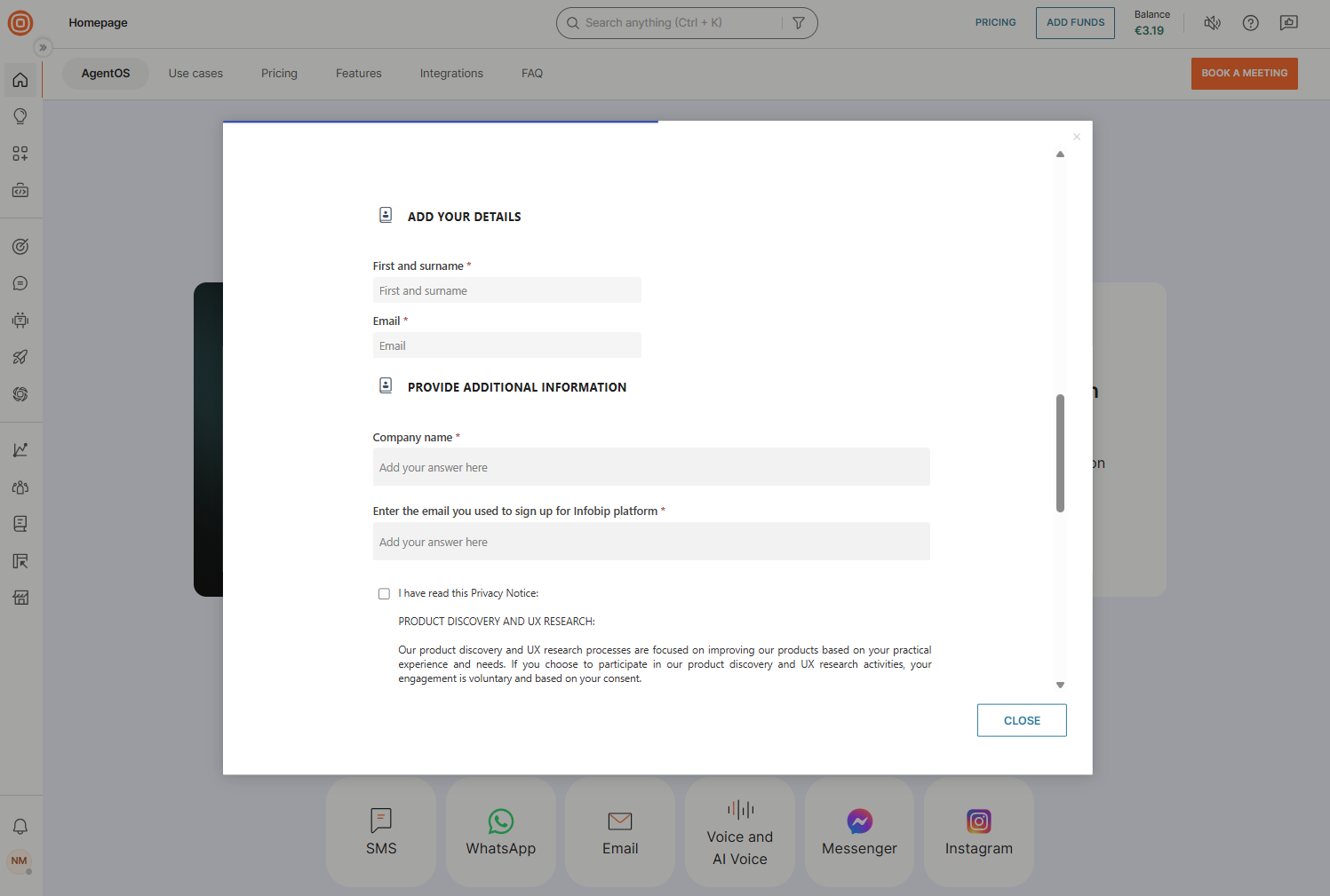 Fill in your details
