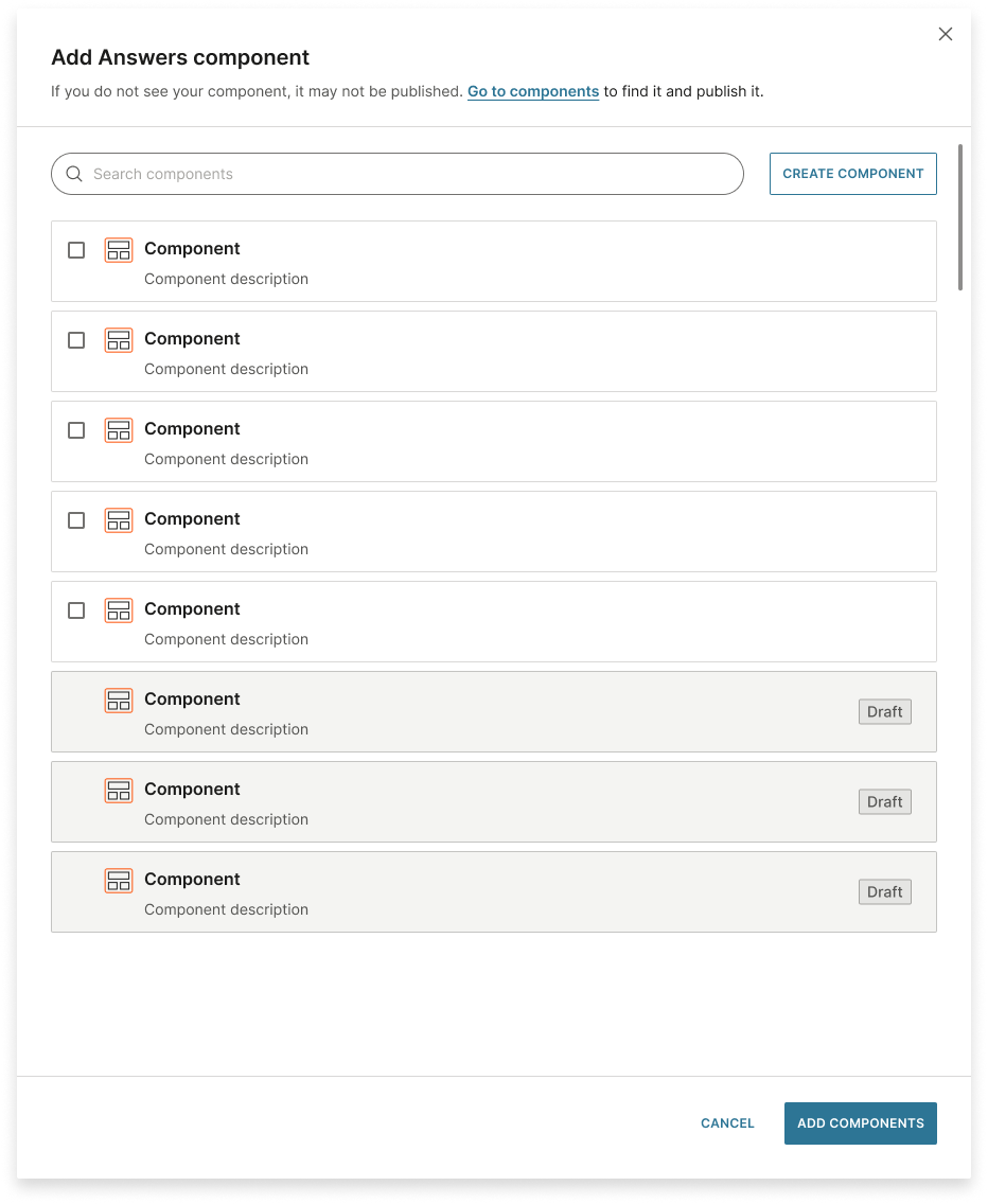 Image that shows how to add components