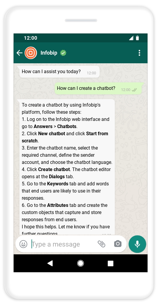Example an AI assistant