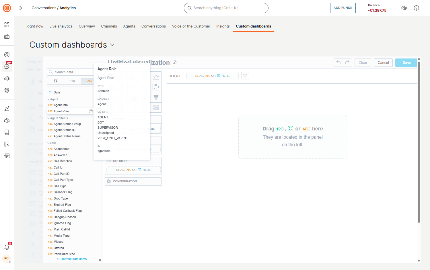 Analytics - Attributes in folders additional info