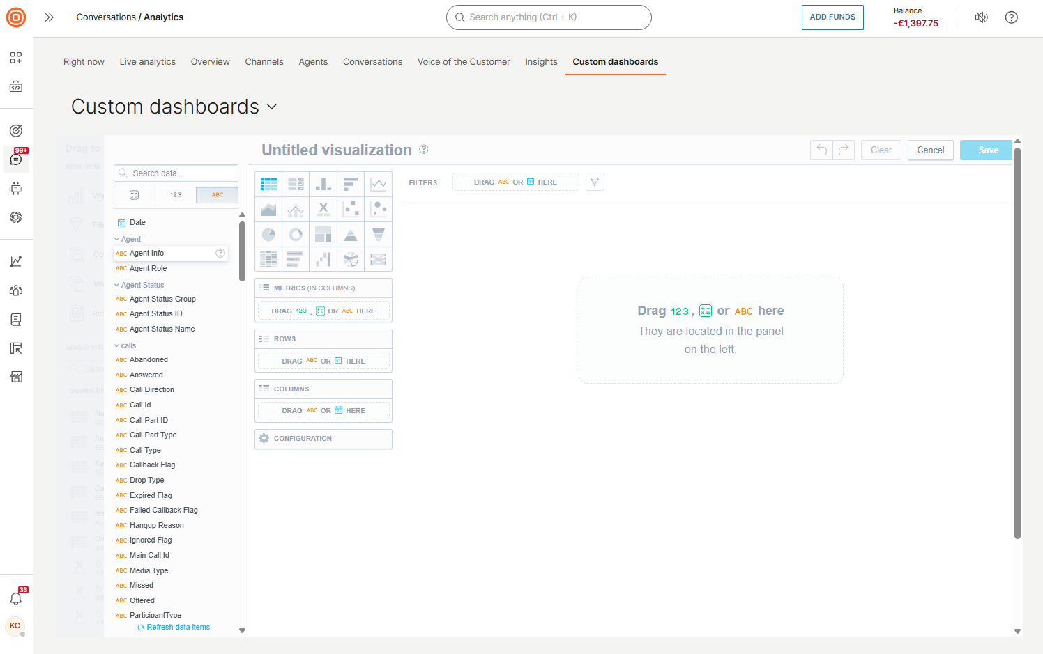 Analytics - Attributes in folders