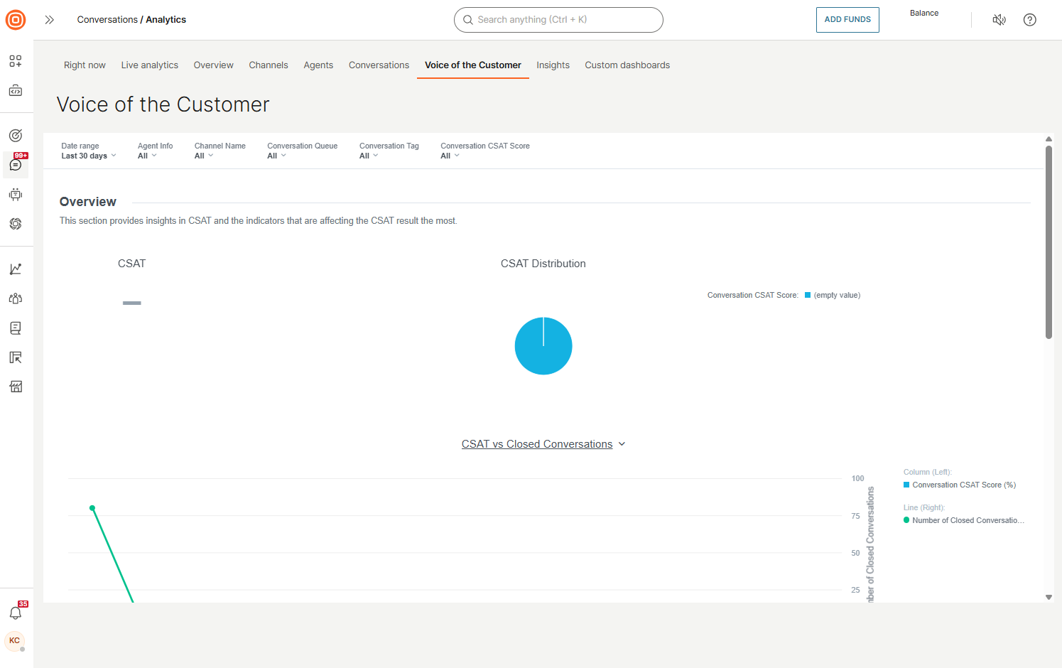 Analytics - Customer voice
