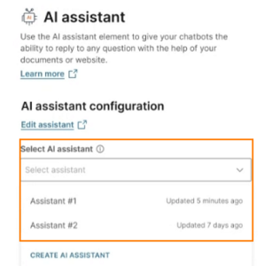 Select the assistant