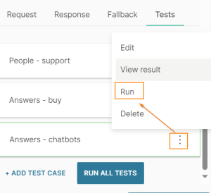 Run the test case