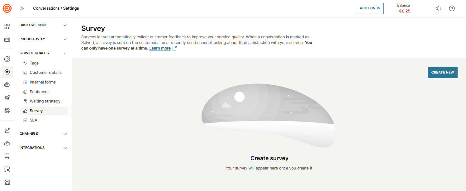 Conversations - Surveys