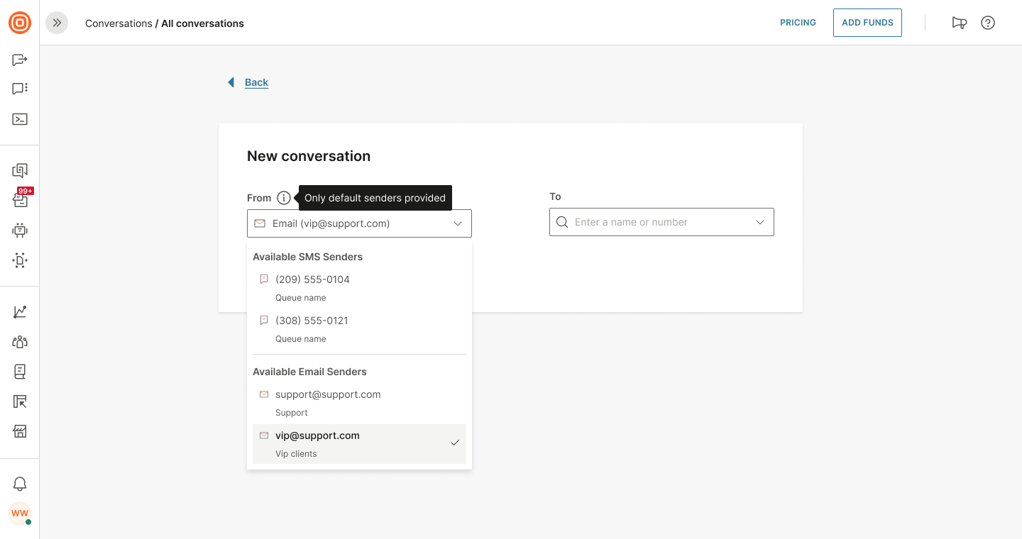 Agent guide - Senders configuration