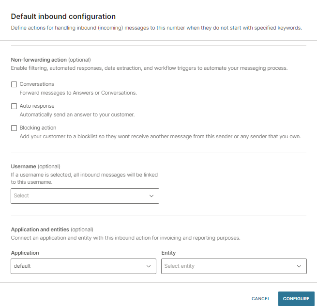 CPaaS X - Inbound configuration