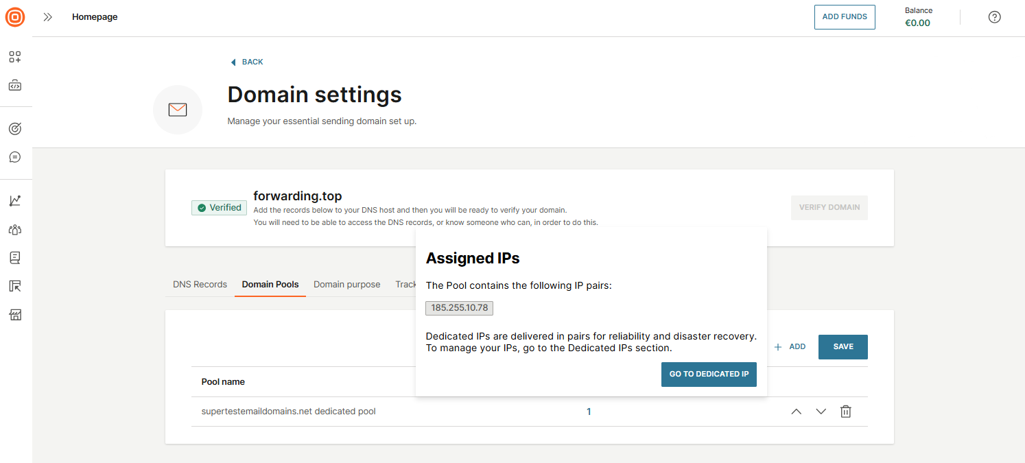 Email - Link updated
