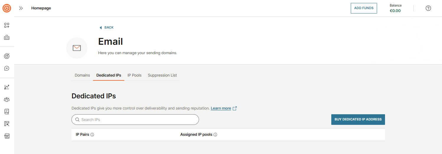 Email - Buy IP address