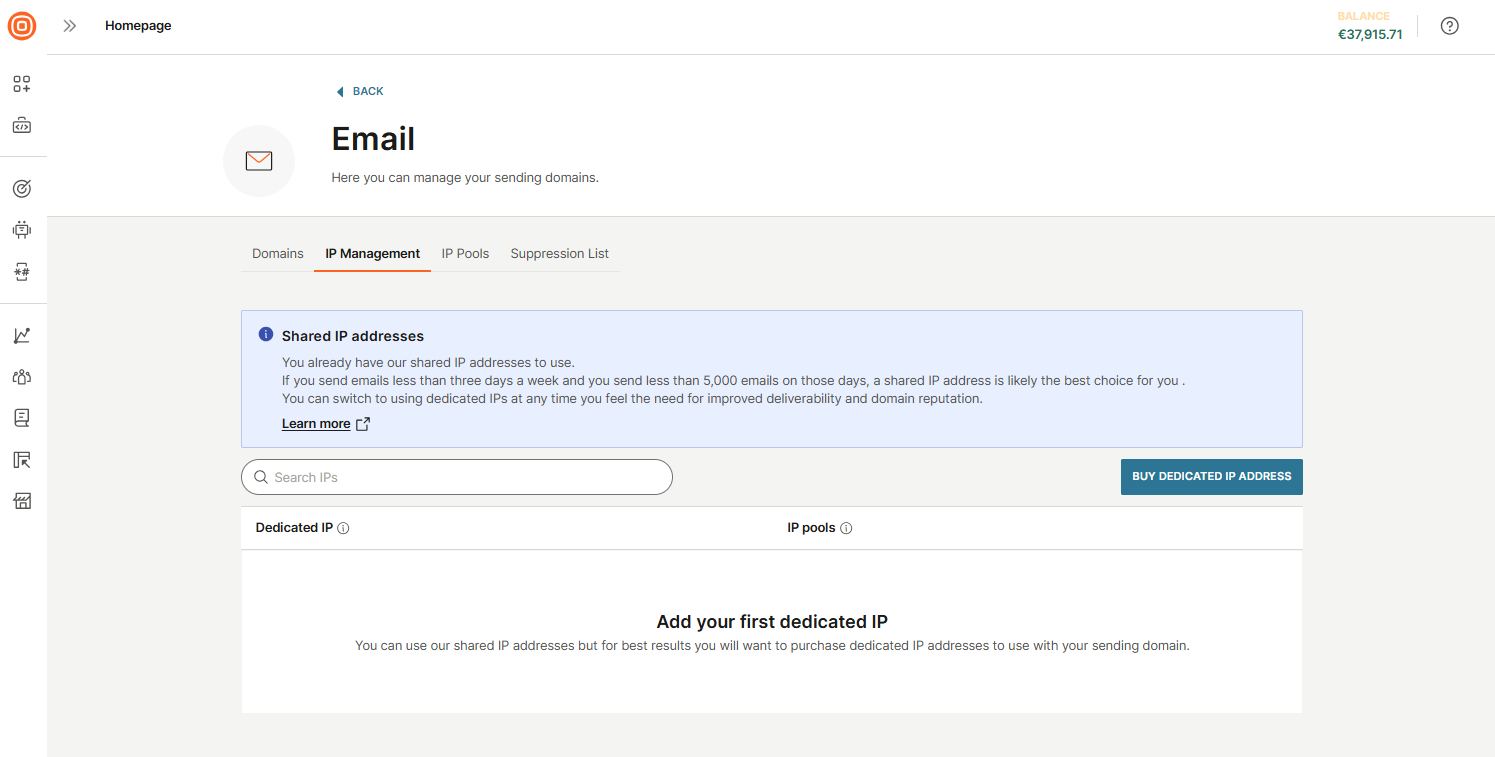 Email - Buy IP address