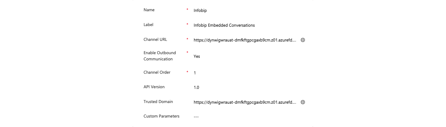 Embeddable Conversations - Channel integration