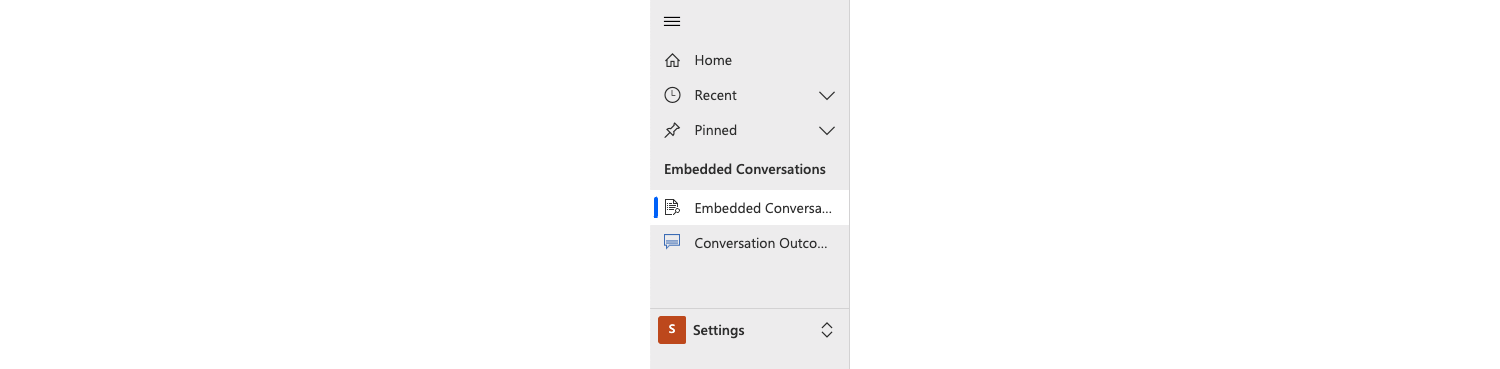 Embeddable Conversations -  MD365 settings