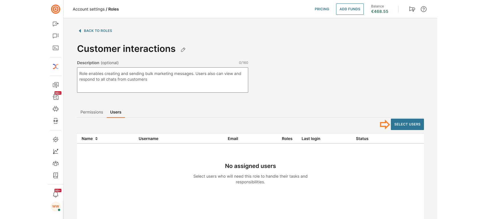 Essentials - Select users