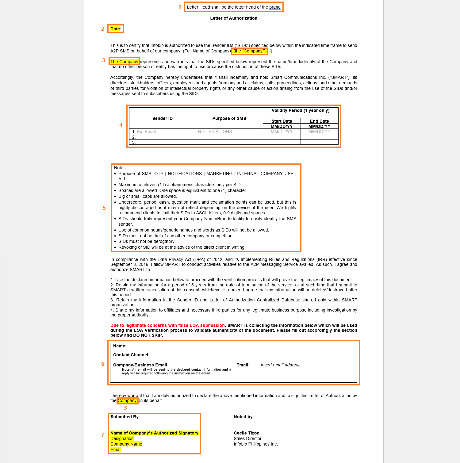 Essentials - Smart local direct customers LOA