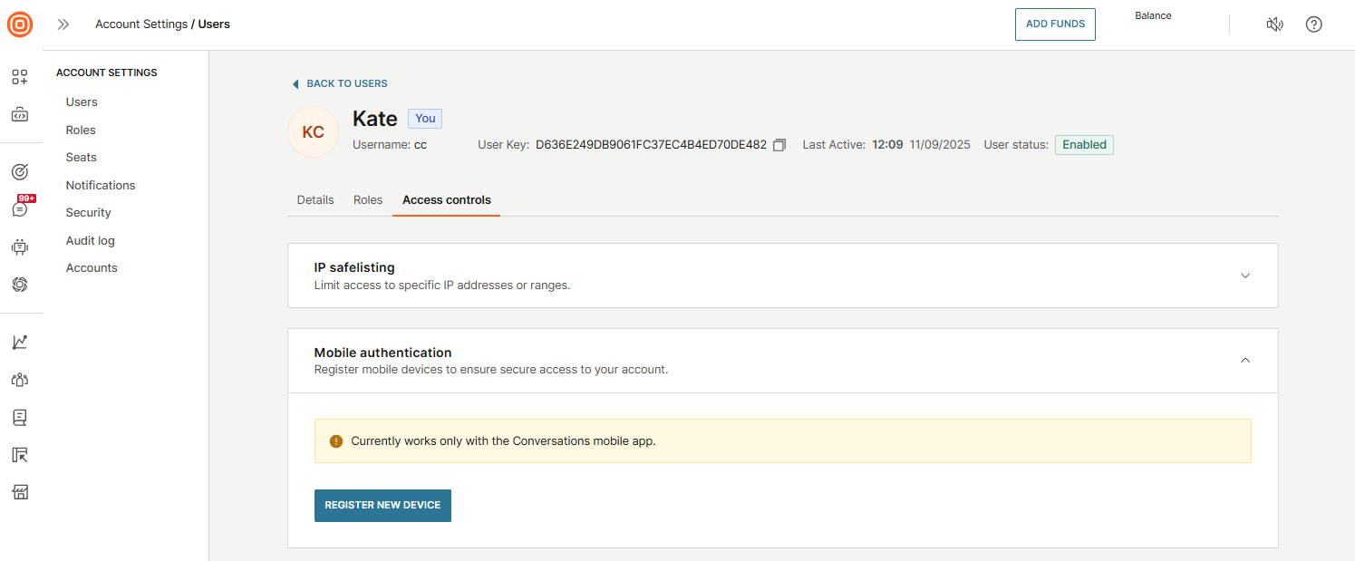 Essentials - Mobile authentication