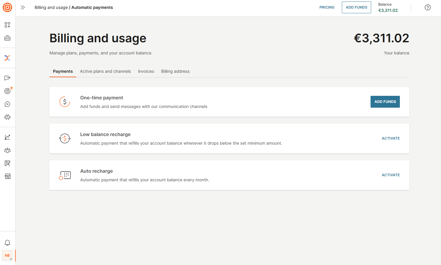 Essentials - Payments options