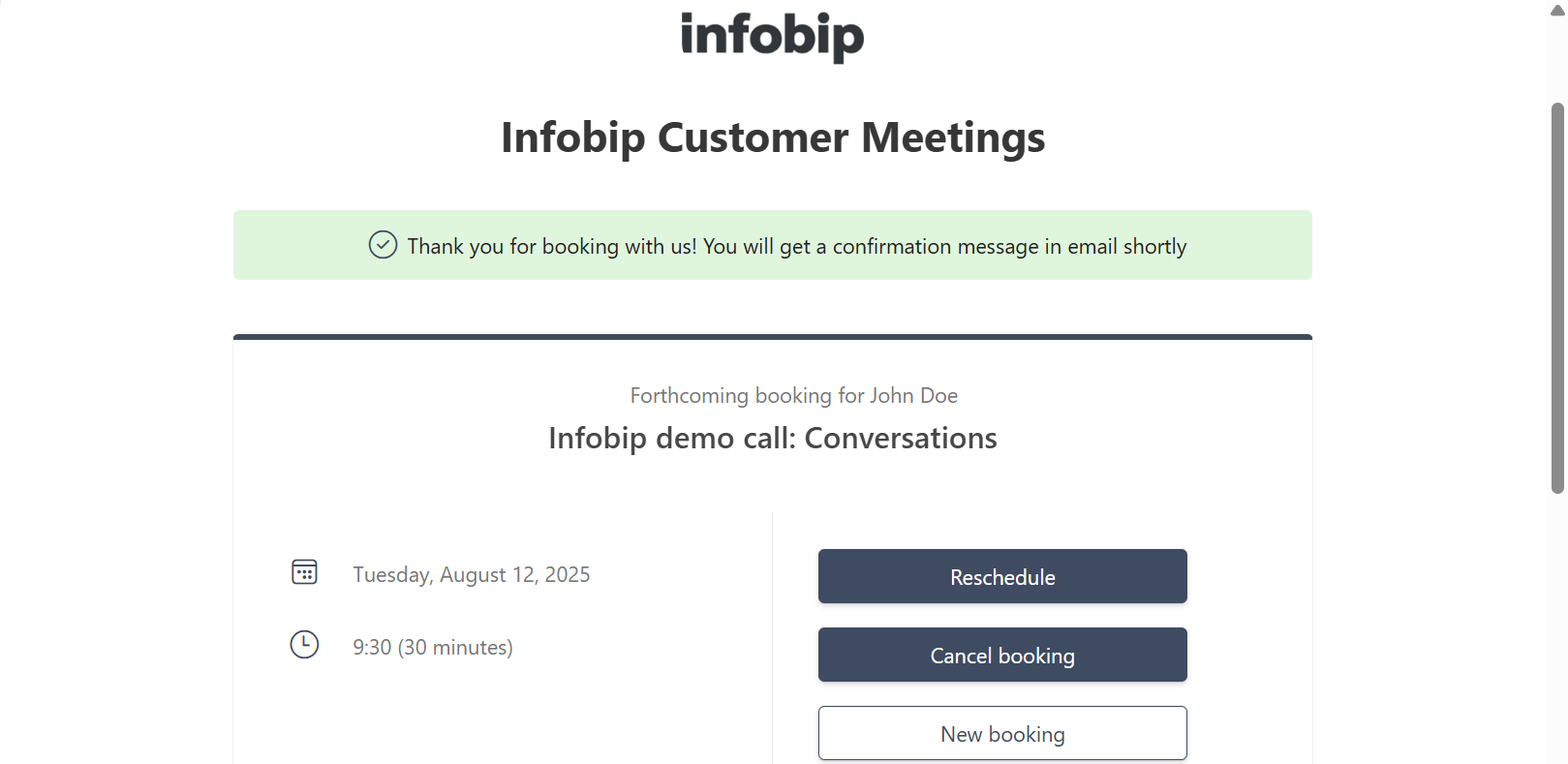 Image that shows email confirmation