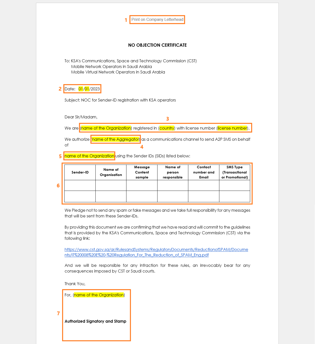 Essentials - Saudi Arabia NOC letter