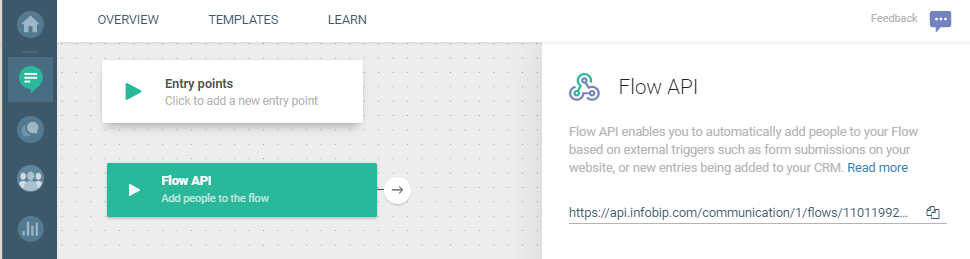 Flow use case - Automate Your Welcome Messages - use flow API