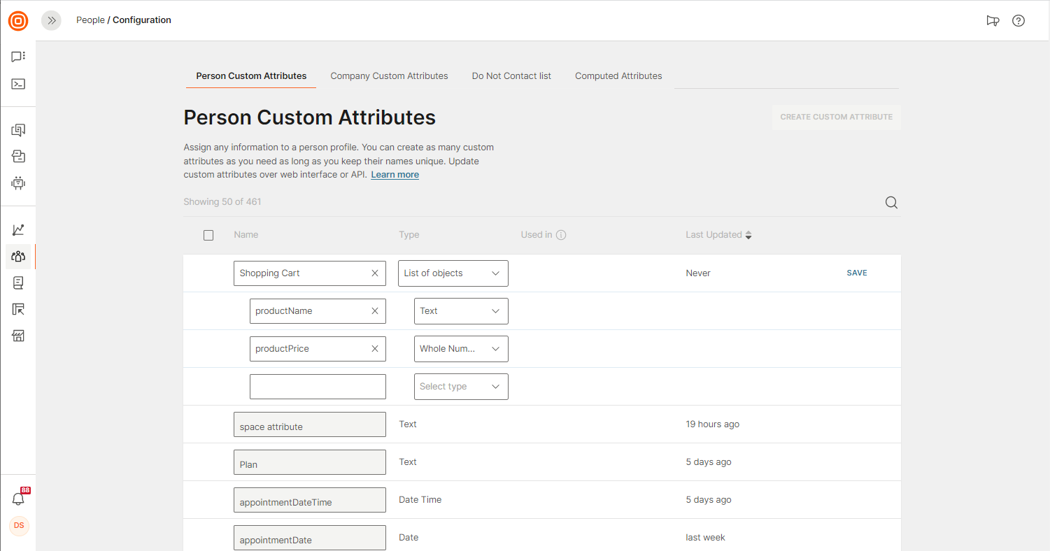 list-custom-attributes