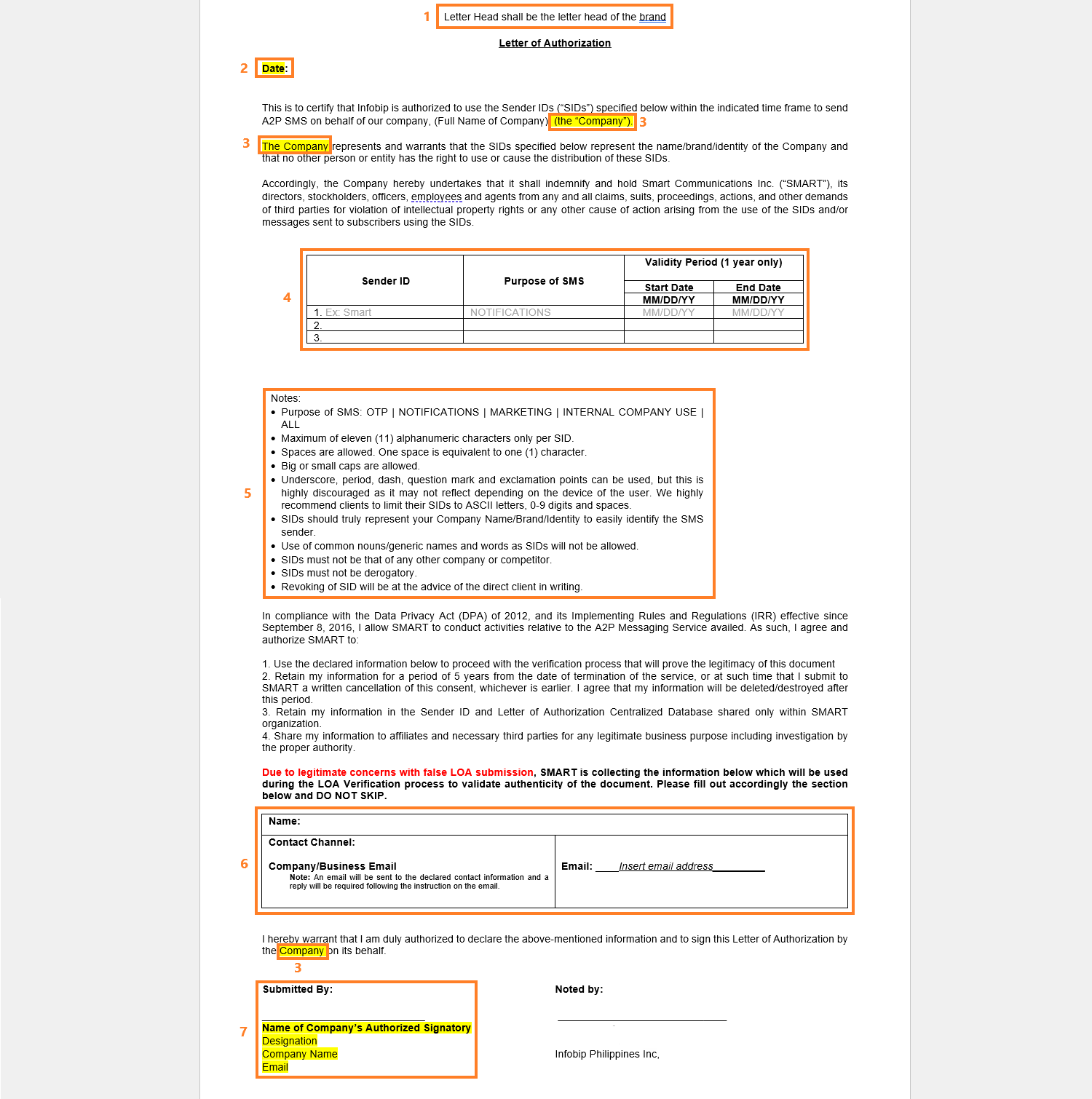 Essentials - Smart local direct customers LOA