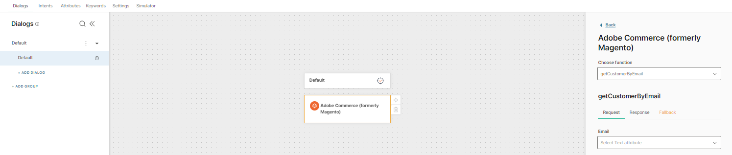Adobe Commerce (Magento) chatbot builder