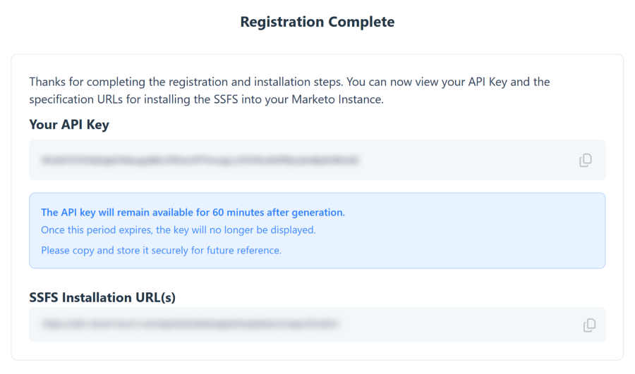Marketo registration complete