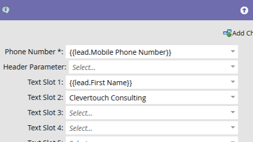Token mapping example