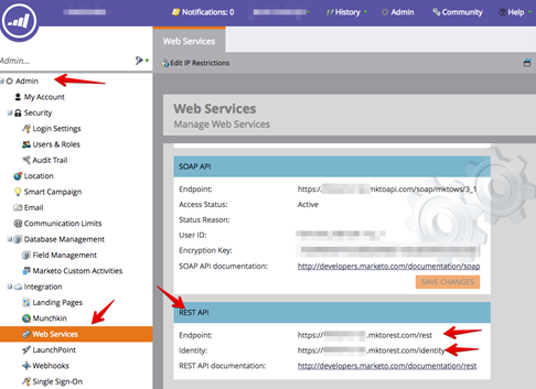 Marketo - create API service