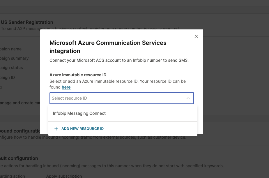 Microsoft ACS Messaging Connect
