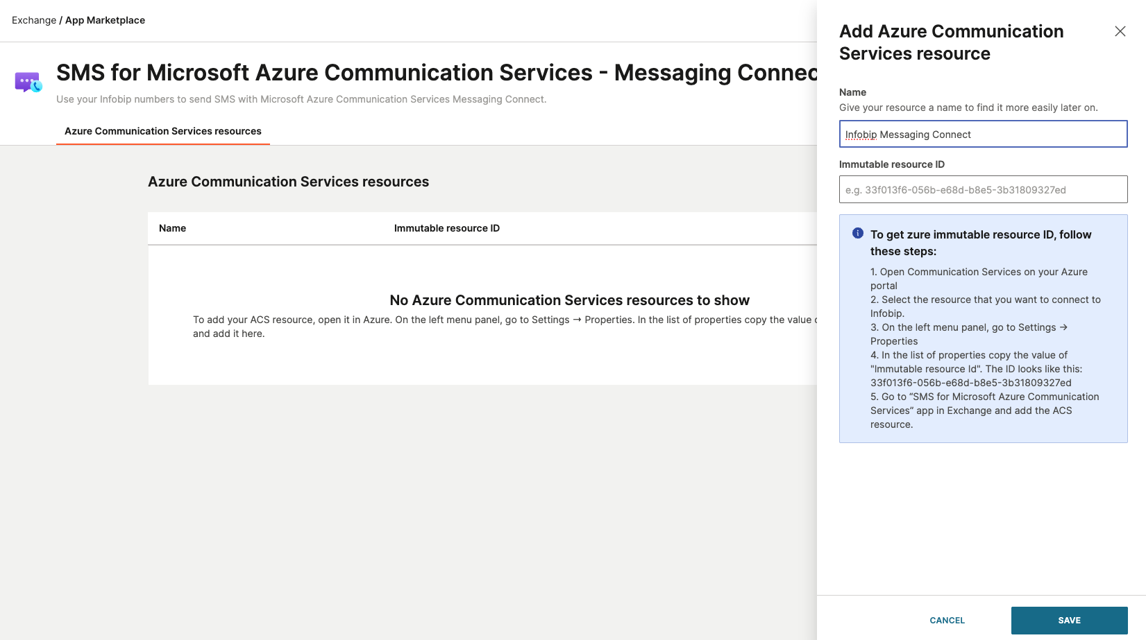 Microsoft ACS Messaging Connect