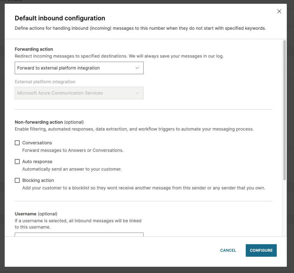 Microsoft ACS Messaging Connect