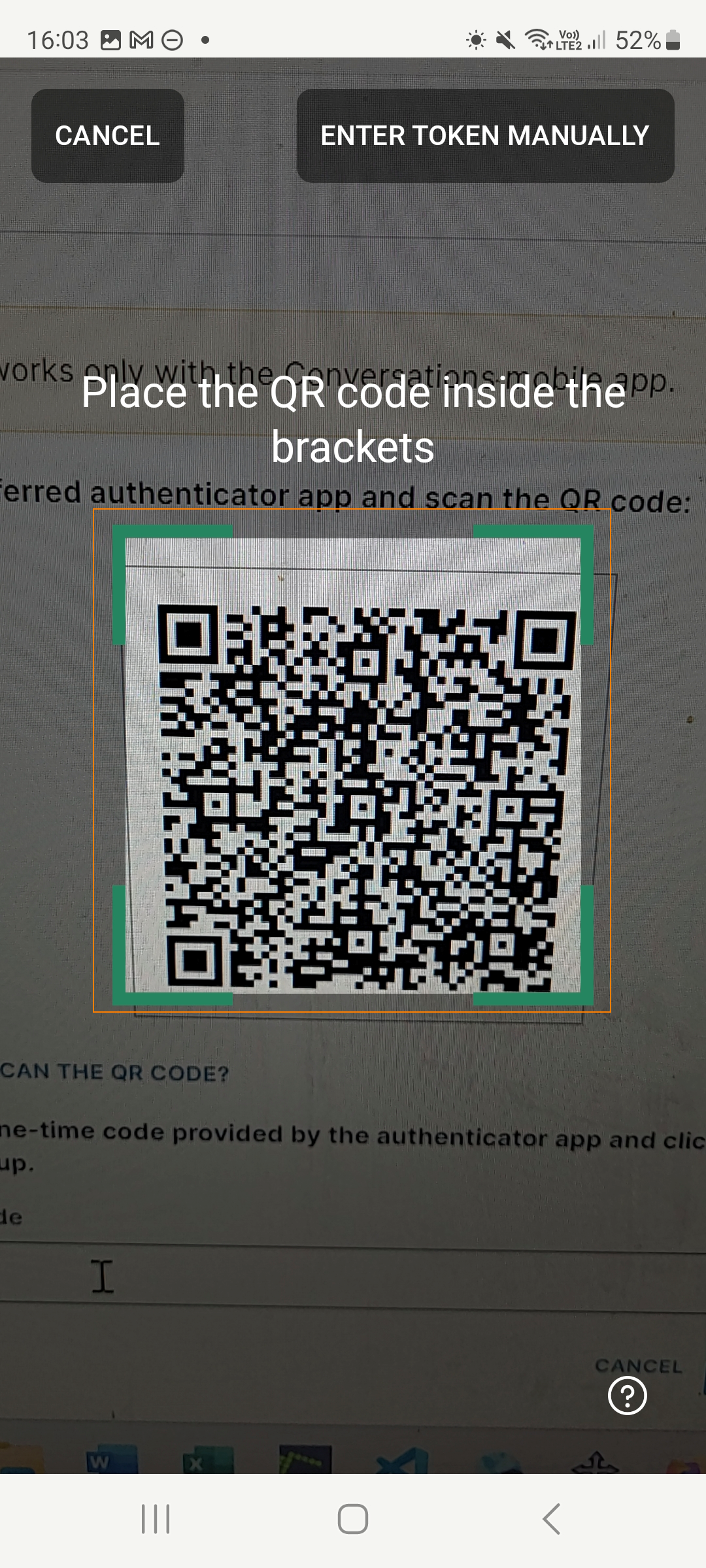 Scan the QR code