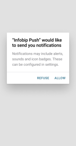 Enable push notifications