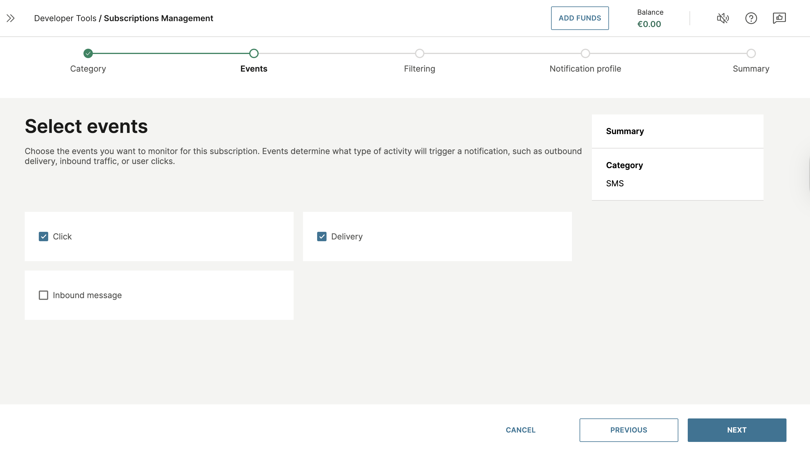 MoEngage SMS failover subscription