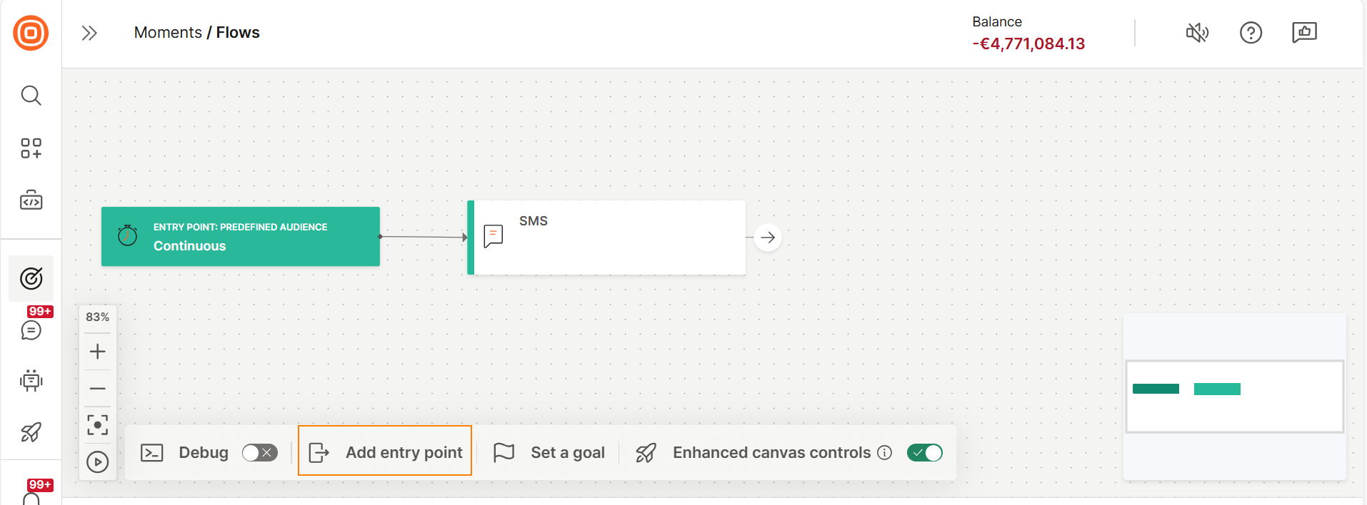 Image that shows how to add an entry point