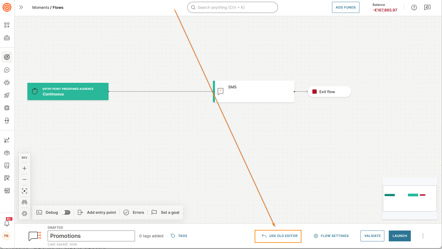 Image that shows the mini map