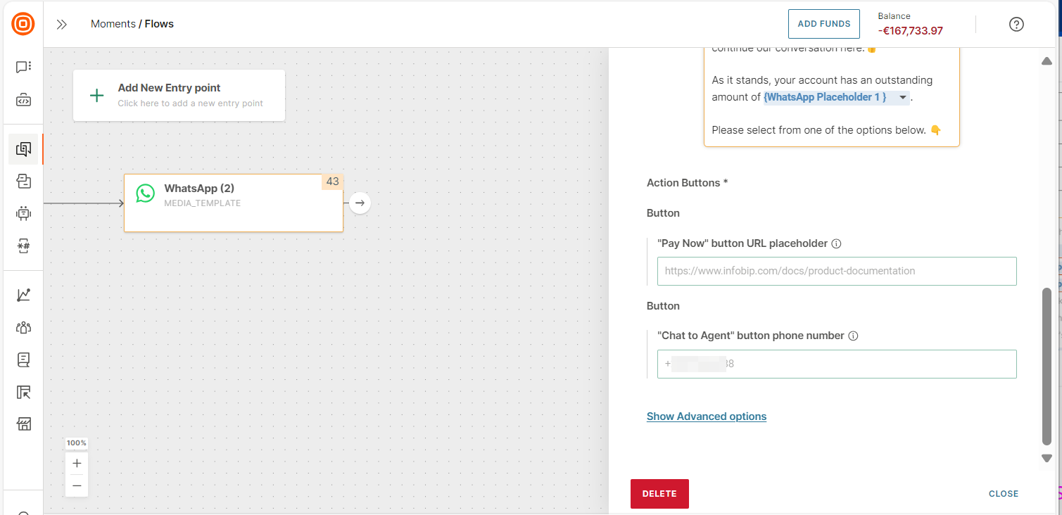 Configure additional fields for Interactive templates