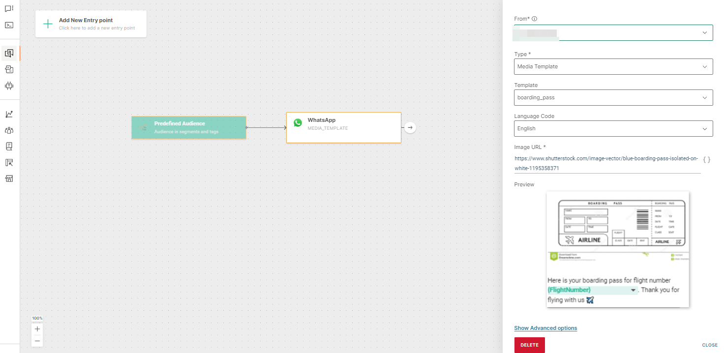 Configure fields for Media and Interactive templates