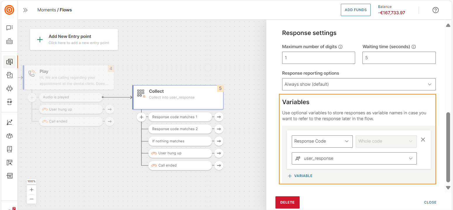 Configure variables