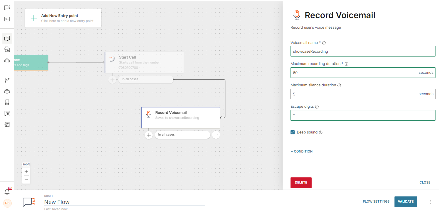 voice record element