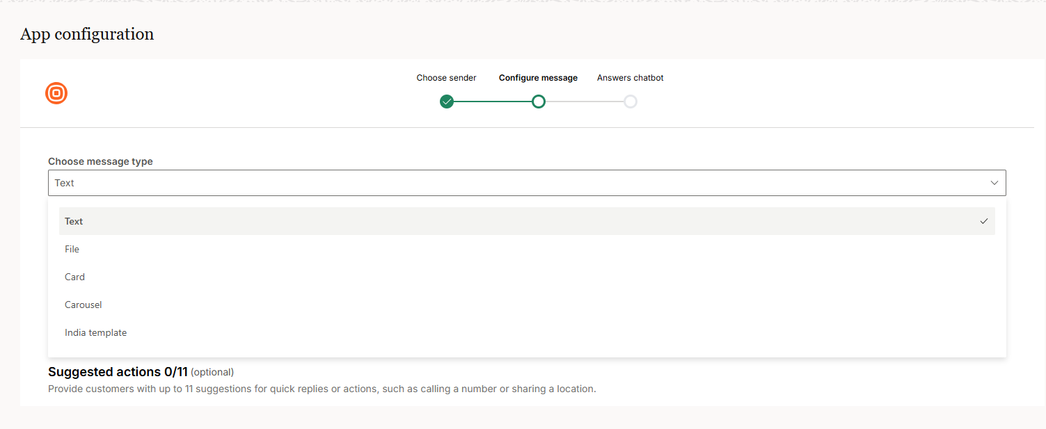 Oracle Responsys Configure Senders RCS