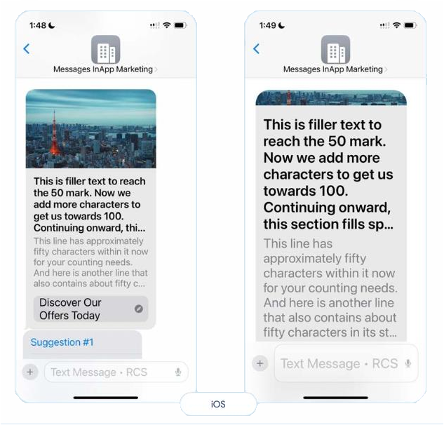 Media cropping caused by large text sizes on iOS