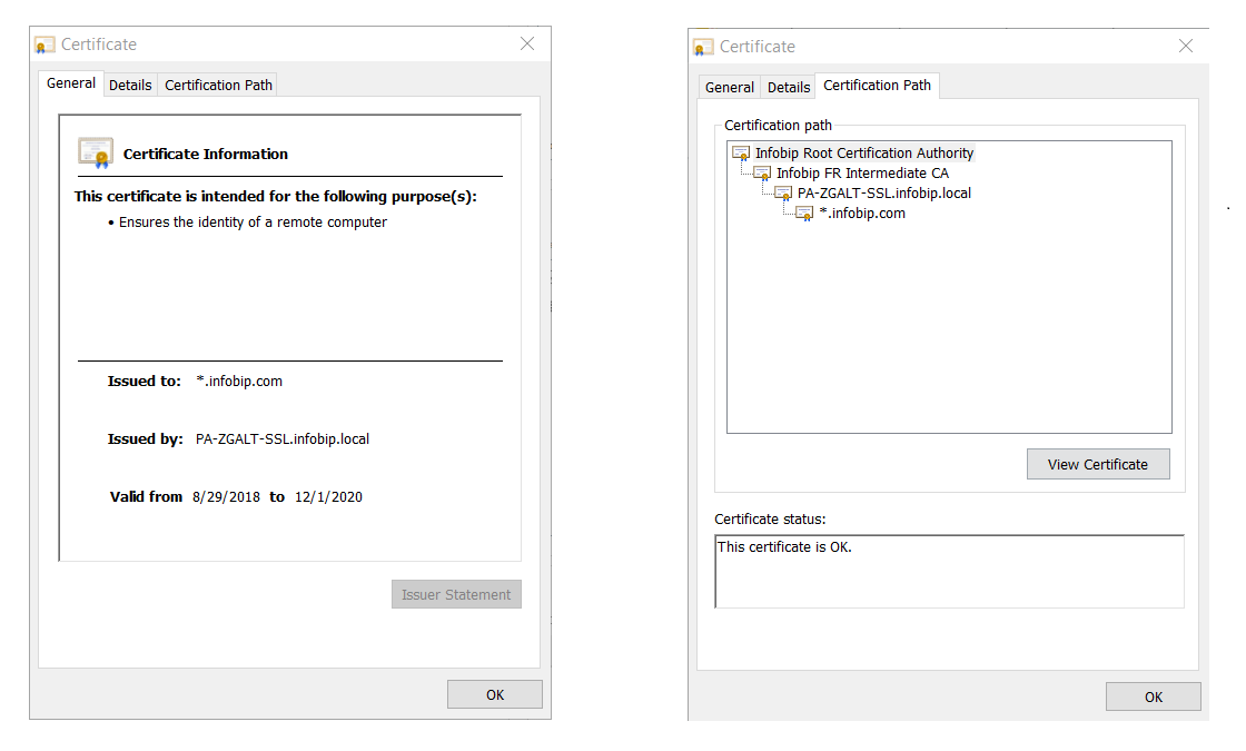 infobip security certificates