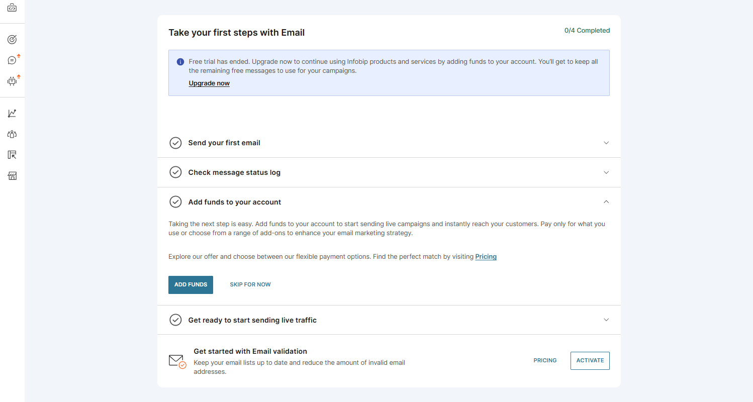 Email - Fourth step devs