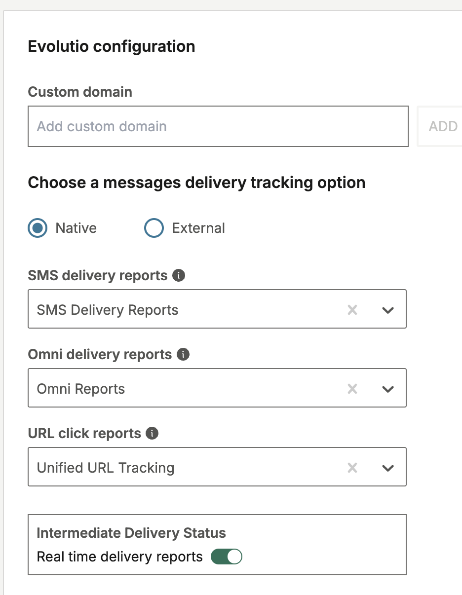 Intermediate delivery report