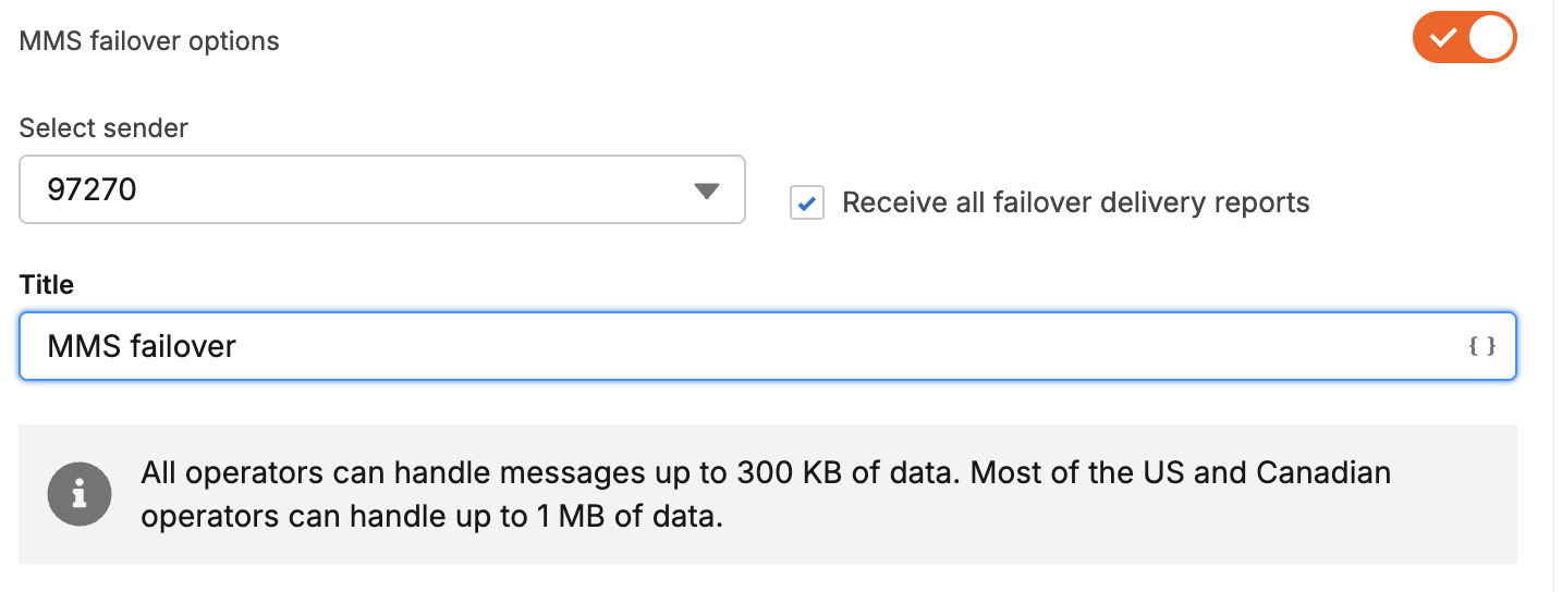 SFMC MMS failover triggered reports