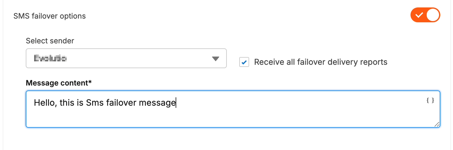 SFMC SMS failover triggered reports