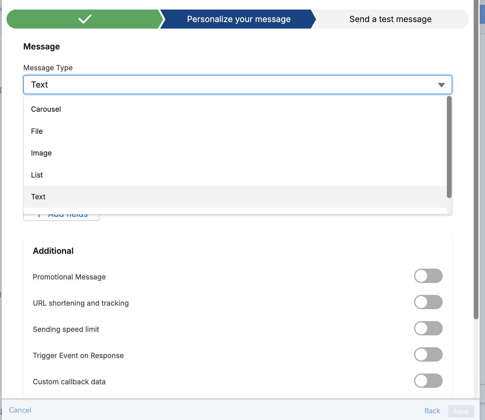 Salesforce Marketing Cloud Viber Personalize Message